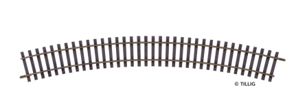 Tillig 85143 - H0 Gebogenes Gleis R484/30°